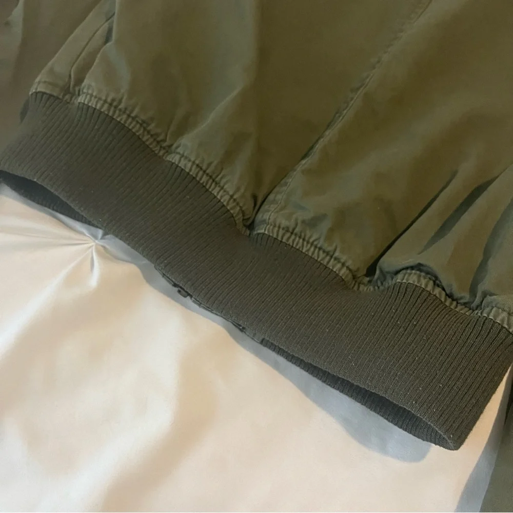 Ambiance Small Olive Bomber Jacket - Picture 5 of 16